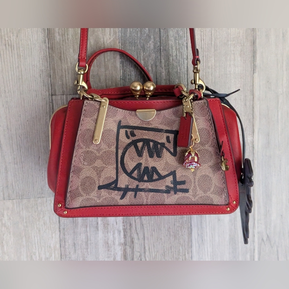 Coach Dreamer 21 Signature Rexy By Guang yu With Rexy Charm - Picture 5 of 16